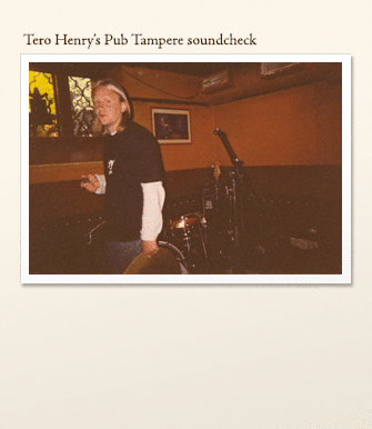 Tero soundcheck